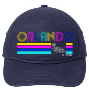 Retro Orlando Logo 7-Panel Snapback Hat