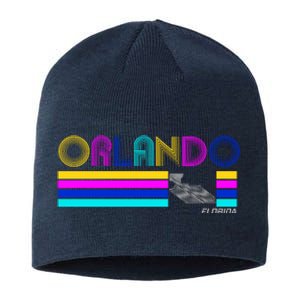 Retro Orlando Logo Sustainable Beanie