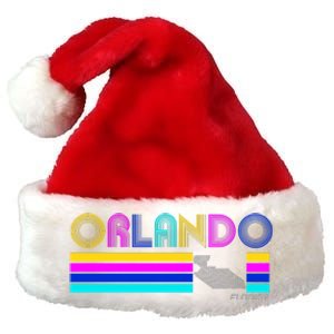 Retro Orlando Logo Premium Christmas Santa Hat