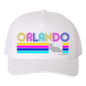 Retro Orlando Logo Yupoong Adult 5-Panel Trucker Hat