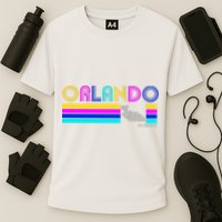 Retro Orlando Logo Cooling Performance Crew T-Shirt