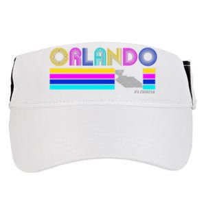 Retro Orlando Logo Adult Drive Performance Visor