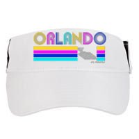 Retro Orlando Logo Adult Drive Performance Visor