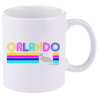 Retro Orlando Logo 11oz C Handle Ceramic Mug