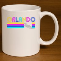 Retro Orlando Logo 11oz C Handle Ceramic Mug