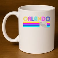 Retro Orlando Logo 11oz C Handle Ceramic Mug