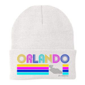 Retro Orlando Logo Knit Cap Winter Beanie