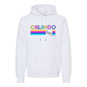 Retro Orlando Logo Premium Hoodie