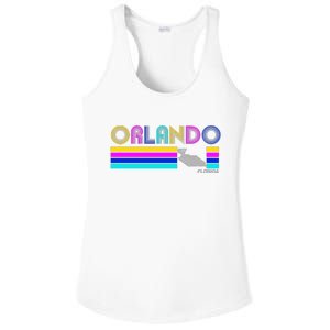 Retro Orlando Logo Ladies PosiCharge Competitor Racerback Tank