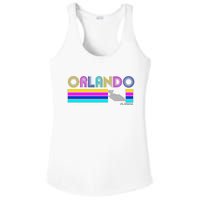 Retro Orlando Logo Ladies PosiCharge Competitor Racerback Tank