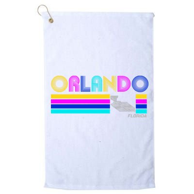 Retro Orlando Logo Golf Towel