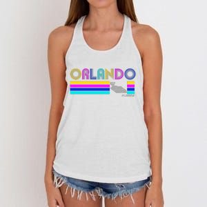 Retro Orlando Logo Women's Knotted Racerback Tank