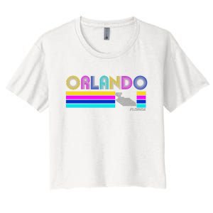 Retro Orlando Logo Women's Crop Top Tee