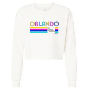 Retro Orlando Logo Cropped Pullover Crew