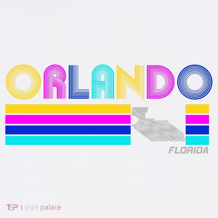 Retro Orlando Logo Women's V-Neck T-Shirt
