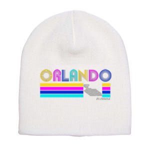 Retro Orlando Logo Short Acrylic Beanie