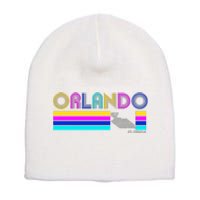 Retro Orlando Logo Short Acrylic Beanie