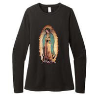 Real Our Lady Of Guadalupe Virgin Mary Catholic Womens CVC Long Sleeve Shirt