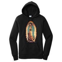 Real Our Lady Of Guadalupe Virgin Mary Catholic Women's Pullover Hoodie