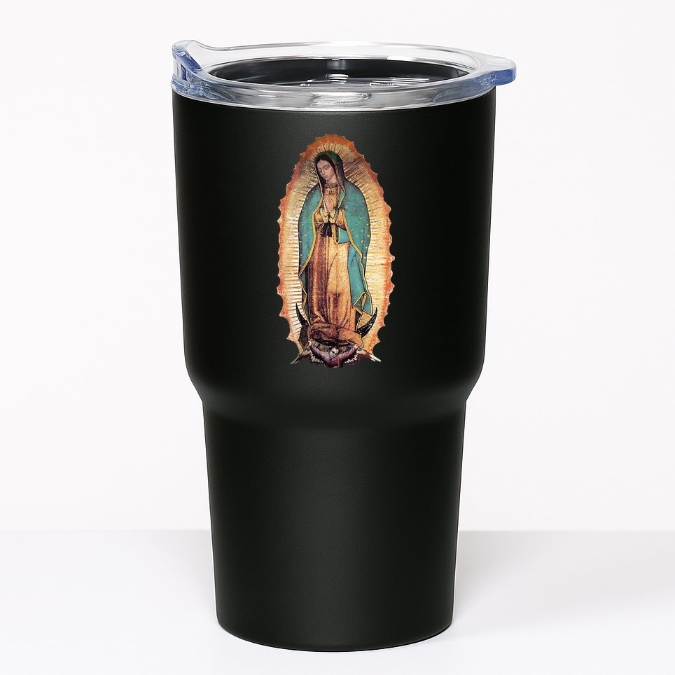 Real Our Lady Of Guadalupe Virgin Mary Catholic Tumbler