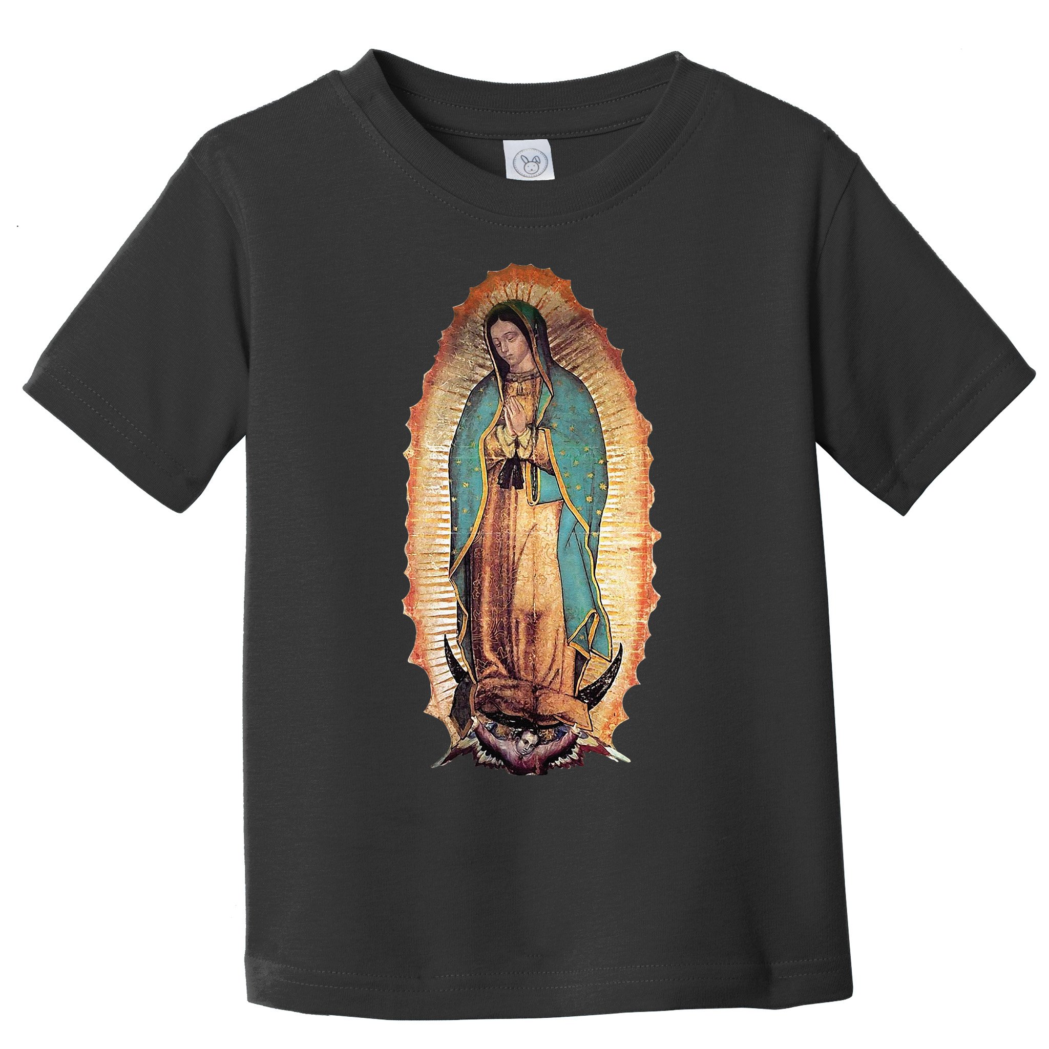 Real Our Lady Of Guadalupe Virgin Mary Catholic Toddler T-Shirt