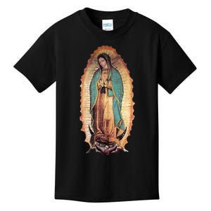 Real Our Lady Of Guadalupe Virgin Mary Catholic Kids T-Shirt