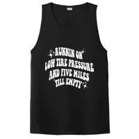 Running On Low Tire Pressure And Five Miles Till Empty Funny PosiCharge Competitor Tank