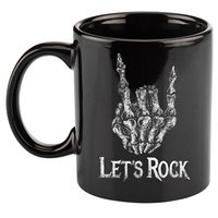 Rock On Lets Rock Concert Band 11oz C Handle Ceramic Mug