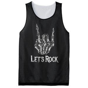 Rock On Lets Rock Concert Band Mesh Reversible Basketball Jersey Tank