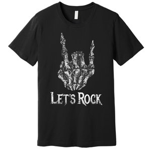 Rock On Lets Rock Concert Band Premium T-Shirt