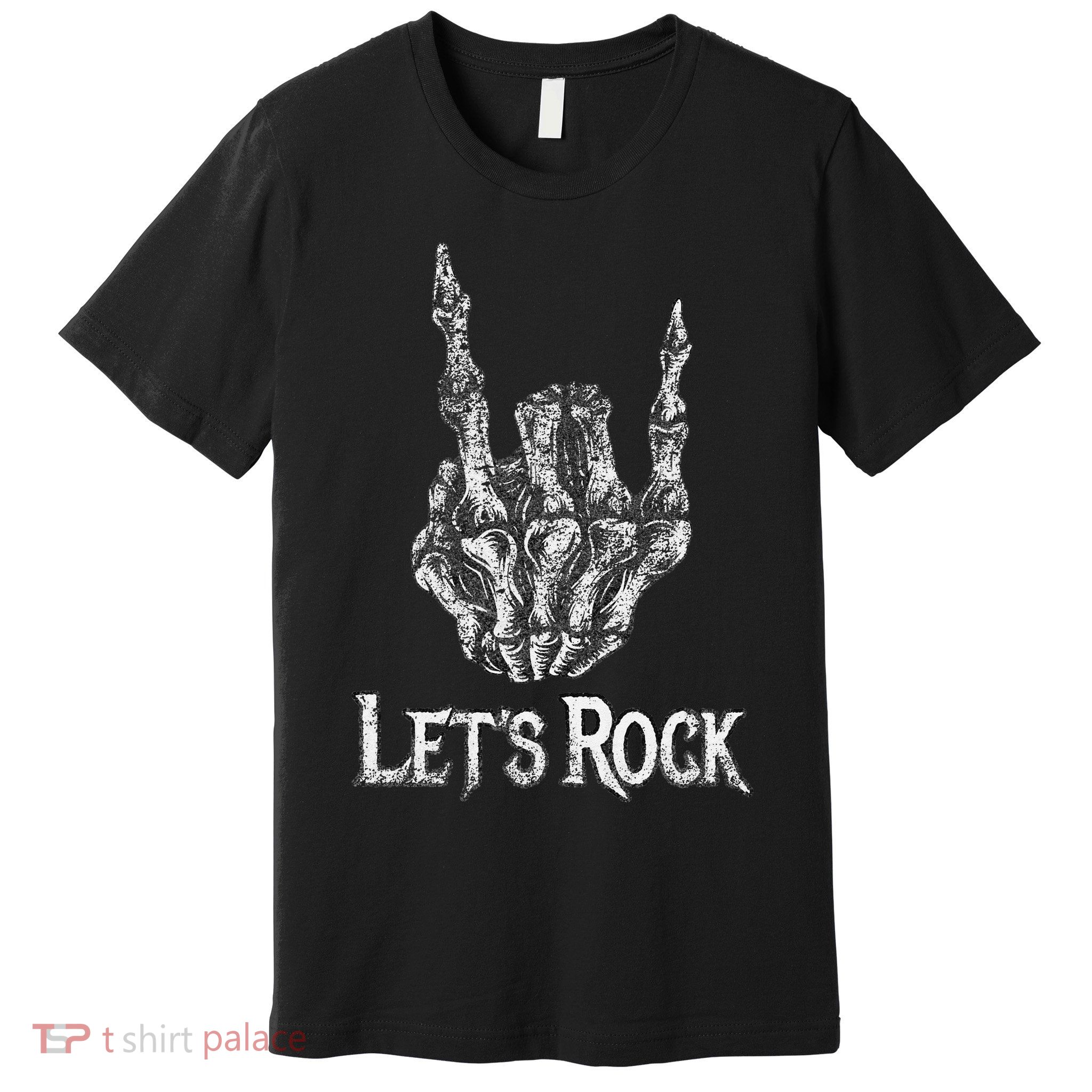 Rock On Lets Rock Concert Band Premium T-Shirt