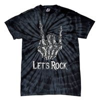 Rock On Lets Rock Concert Band Tie-Dye T-Shirt