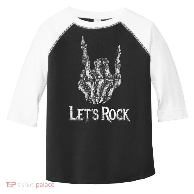 Rock On Lets Rock Concert Band Toddler Fine Jersey T-Shirt