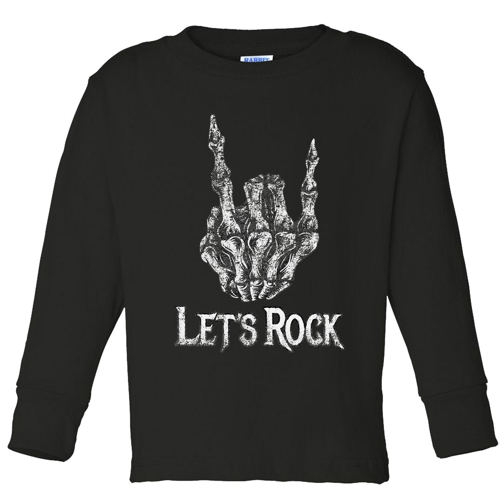 Rock On Lets Rock Concert Band Toddler Long Sleeve Shirt