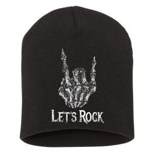 Rock On Lets Rock Concert Band Short Acrylic Beanie