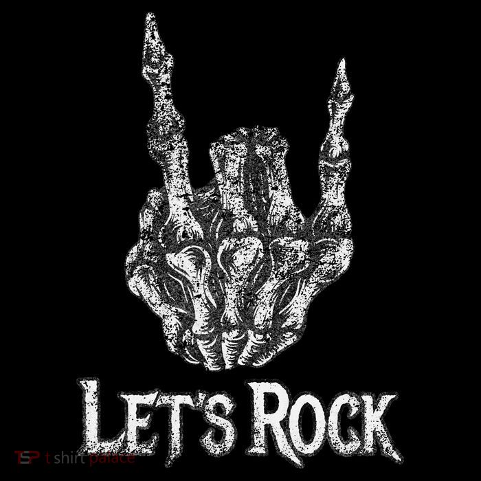 Rock On Lets Rock Concert Band Kids T-Shirt