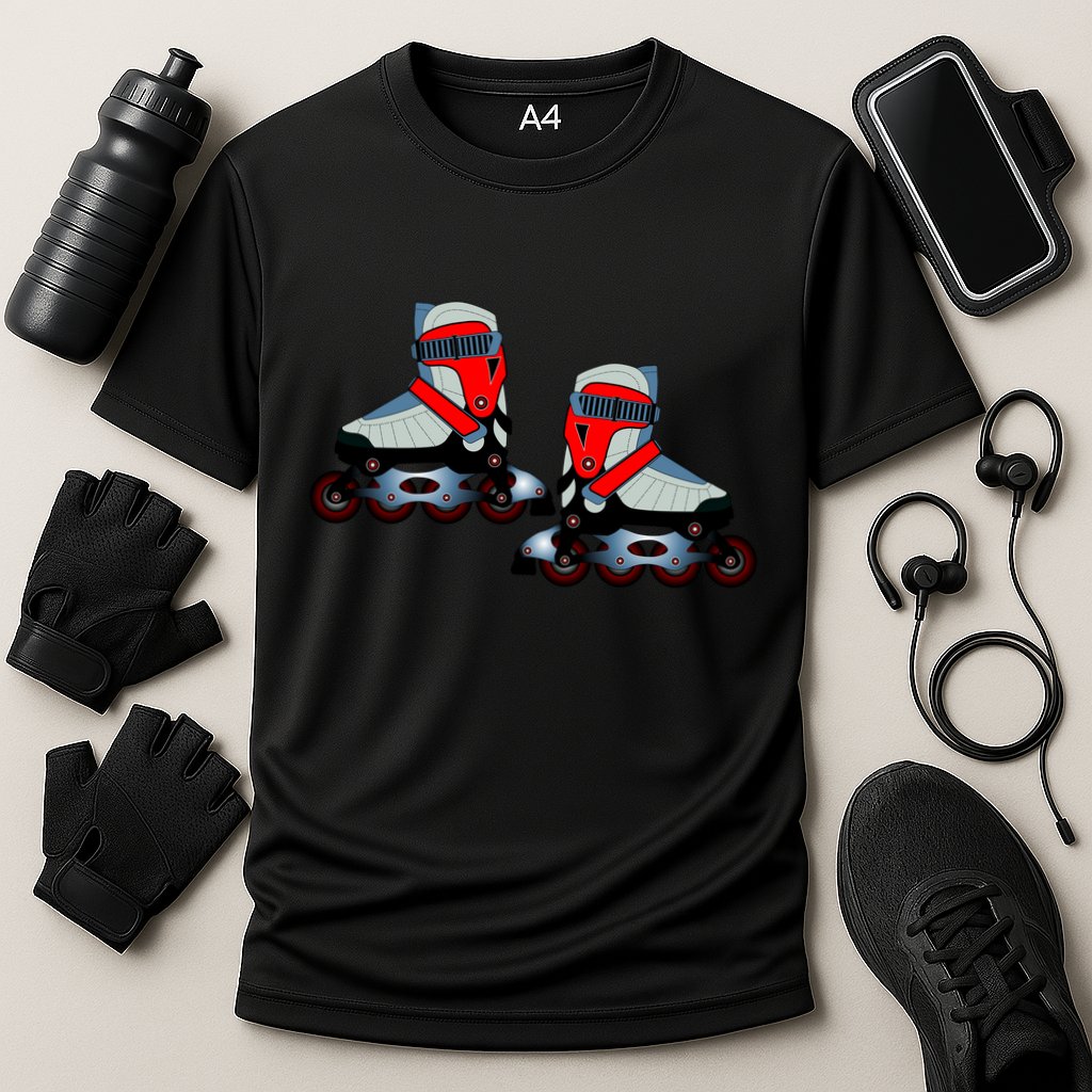 Roller Blades Cooling Performance Crew T-Shirt