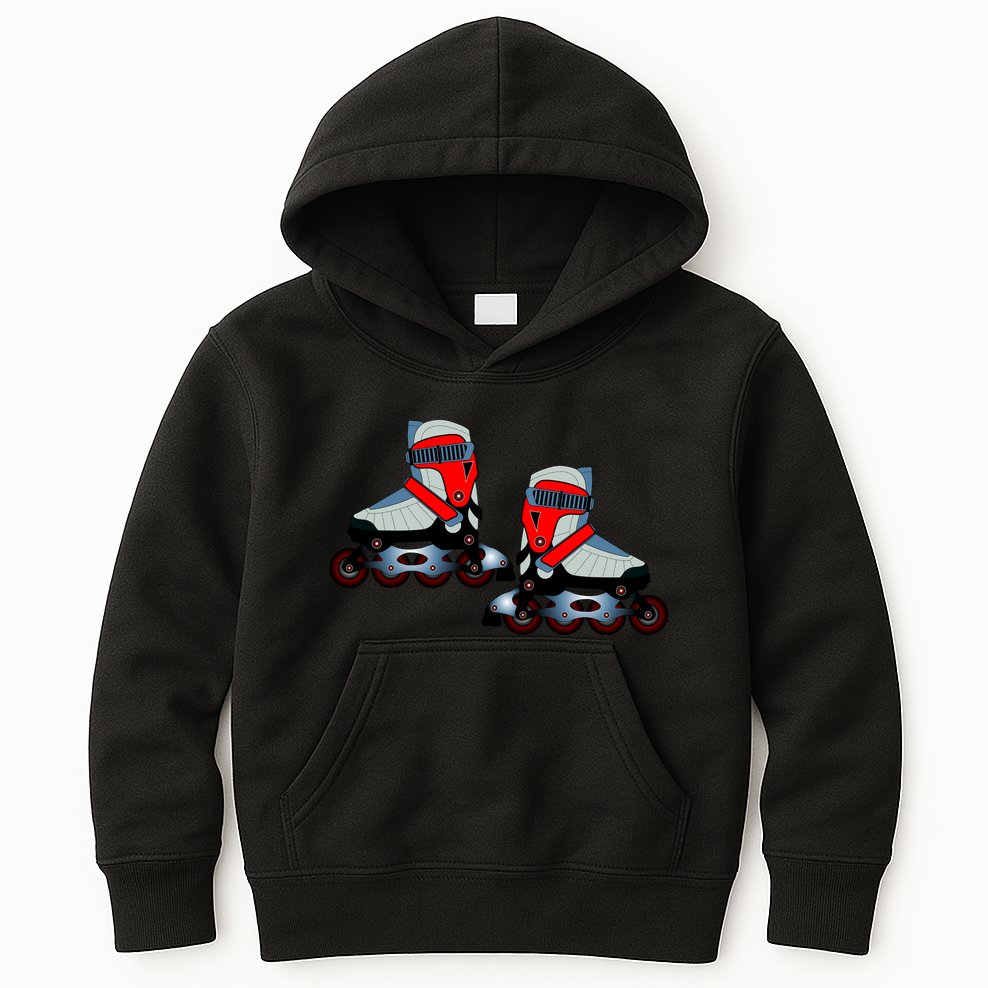 Roller Blades Kids Hoodie
