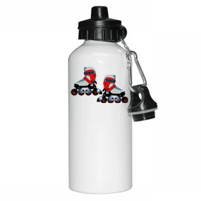 Roller Blades Aluminum Water Bottle