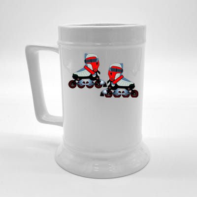 Roller Blades Beer Stein