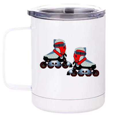 Roller Blades 12 oz Stainless Steel Tumbler Cup