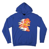 Rollerskating Lion Hoodie