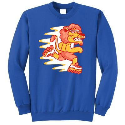 Rollerskating Lion Sweatshirt