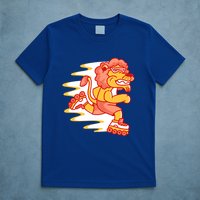 Rollerskating Lion T-Shirt