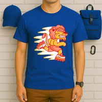 Rollerskating Lion T-Shirt