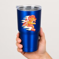 Rollerskating Lion Tumbler