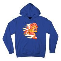 Rollerskating Lion Tall Hoodie