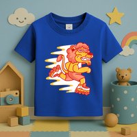 Rollerskating Lion Toddler T-Shirt