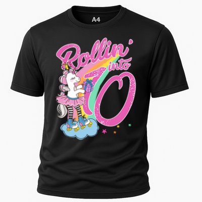 Rollin' Into 10 Skating Unicorn Birthday Performance Shirt