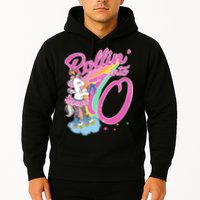 Rollin' Into 10 Skating Unicorn Birthday Hoodie